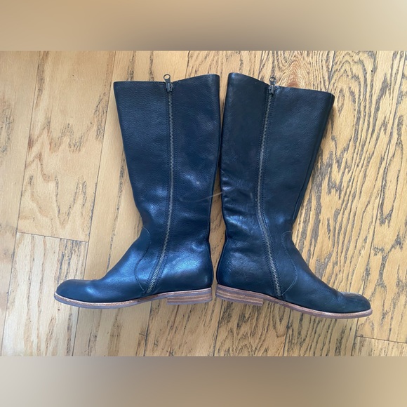 Women’s black Kork Ease boots - Picture 2 of 8